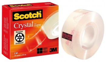 CINTA ADHESIVA ULTRATRANSPARENTE SCOTCH CRYSTAL