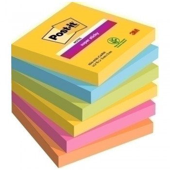 POST IT 654 SUPER STICKY 76 X 76 MM RIO DE JANEIRO 6 BLOQUES