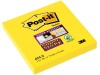 POST IT SUPER STICKY 76 X 76 MM AMARILLO INTENSO