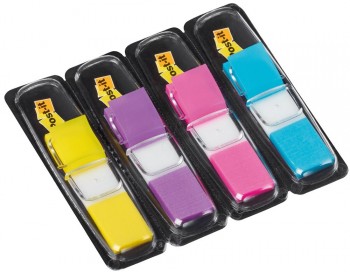 BANDERITAS ESTRECHAS 4 COLORES POST-IT