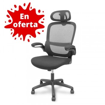 SILLA OPERATIVA BRAZOS ABATIBLES CABECERO REGULABLE PRO525