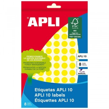 ETIQUETAS DE COLORES PARA ESCRITURA MANUAL APLI