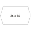 ROLLO DE ETIQUETAS REMOVIBLES 26X16 MM PARA ETIQUETADORA PACK 6 ROLLOS APLI