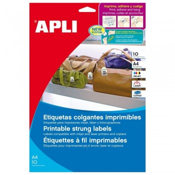 ETIQUETAS COLGANTES IMPRIMIBLES APLI