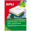 ETIQUETAS ADHESIVAS RECICLADAS APLI