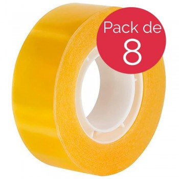 CINTA ADHESIVA TRANSPARENTE PACK DE 8 UNIDADES