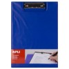 CARPETA MINICLIP A4 CLIPBOARD CON SOLAPA AZUL