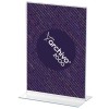 EXPOSITOR DE SOBREMESA  EN FORMA DE T A5 VERTICAL