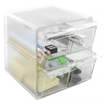 MÓDULOS ORGANIZADORES PARA PEQUEÑO MATERIAL ARCHICUBO CON CUATRO CAJONES