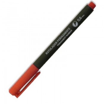 ROTULADOR PERMANENTE BISMARK RETROPROYECCION OHP F 0,6 ROJO