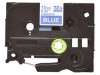 CINTA PARA ROTULADORA BROTHER TZE535 12MM BLANCO SOBRE AZUL