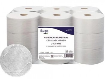 PAPEL HIGIENICO INDUSTRIAL 2 CAPAS 18 ROLLOS