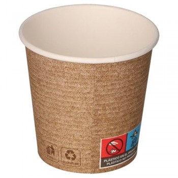 VASO DE PAPEL KRAFT 190ML 1000 UNIDADES