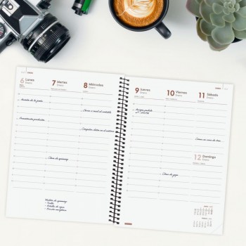 AGENDA OPAQUE E10 SEMANA VISTA VERTICAL
