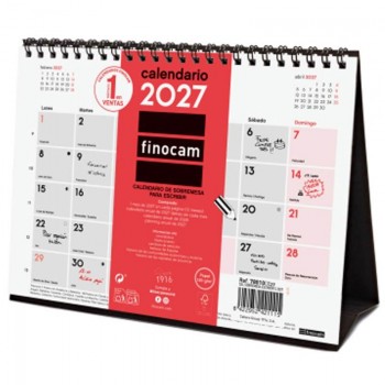 CALENDARIO DE SOBREMESA  21X15 FINOCAM