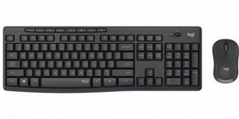 CONJUNTO TECLADO + RATON SILENCIOSO INALÁMBRICO LOGITECH MK295 NEGRO