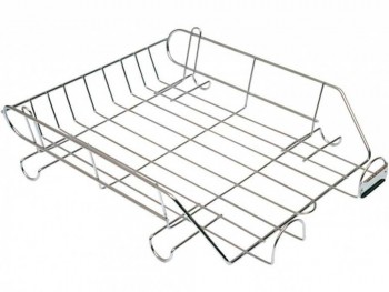 BANDEJA APILABLE DE METAL CROMADO