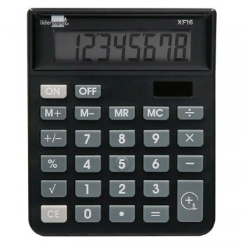 CALCULADORA DE SOBREMESA LIDERPAPEL XF16 8 DIGITOS