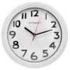 RELOJ DE PARED CON MARCO BLANCO