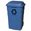 CONTENEDOR DE BASURA CON RUEDAS AZUL