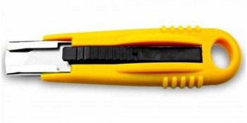 CORTADOR DE SEGURIDAD CON CUCHILLA  RETRÁCTIL 18MM