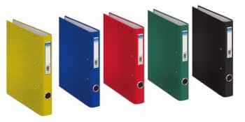 ARCHIVADORES DE COLORES TAMAÑO A4 LOMO ESTRECHO DE PLASTICO DISNAK