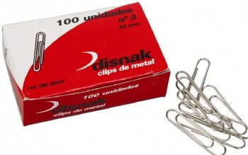 CLIPS NIQUELADOS METÁLICOS DISNAK
