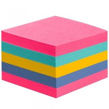 NOTAS ADHESIVAS 76 X 76 MM DISNAK ARCO IRIS
