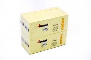 NOTAS ADHESIVAS DISNAK AMARILLO
