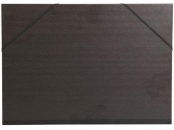 CARPETA DIBUJO CON GOMAS O CINTAS NEGRO