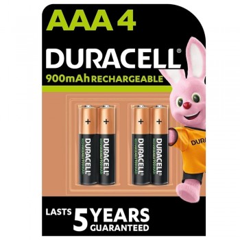 PILAS RECARGABLES DURACELL AAA LR03 (PACK DE 4)