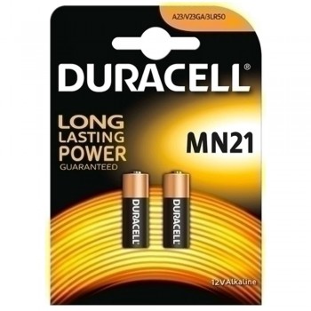 PILAS  MANDO A DISTANCIA MN21 DURACELL LRV08 L1028 LR23A  (PACK DE 2)