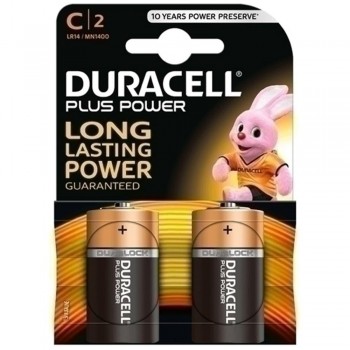 PILAS C PLUS DURACELL(MN1400 - LR14) PACK DE 2