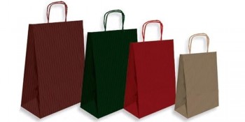 BOLSA DE PAPEL KRAFT VERJURADO 25 UNIDADES