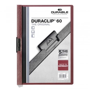 DOSSIER CARPETA  DURACLIP A4 DE 30 Y 60 HOJAS DE DURABLE