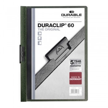 DOSSIER CARPETA  DURACLIP A4 DE 30 Y 60 HOJAS DE DURABLE