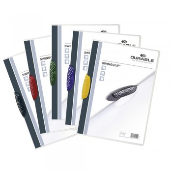 DOSSIER CLIP SWINGCLIP A4 PARA 30 HOJAS DURABLE