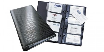TARJETERO FORMATO CUARTO NEGRO VISIFIX CENTIUM DURABLE