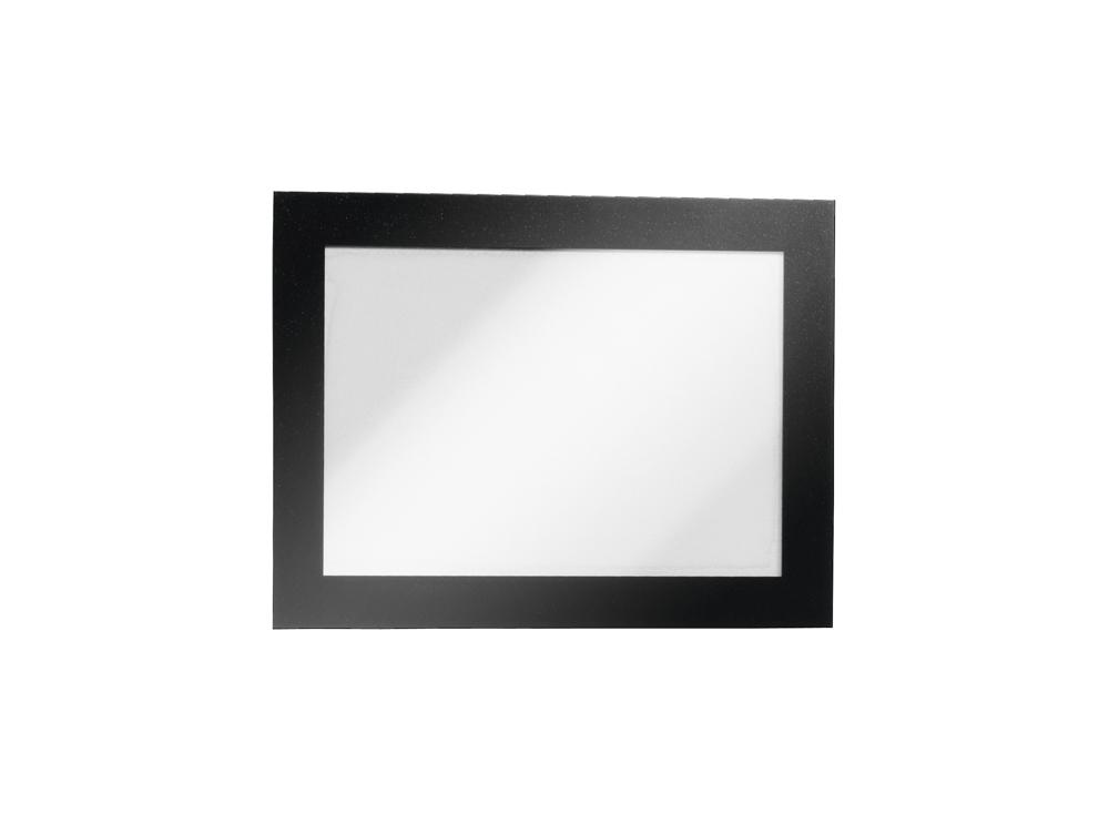 MARCO MAGNETICO CON PANEL FRONTAL TRANSPARENTE DURAFRAME MAGNETIC NEGRO A6