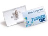 PORTANOMBRES CONVEXO CON PINZA E IMPERDIBLE DURABLE CLICK FOLD