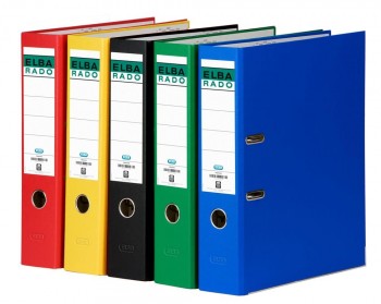 ARCHIVADOR DE OFICINA ELBA CHIC PVC DE COLORES