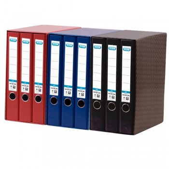 MODULO DE ARCHIVADORES DE PLASTICO COLOR DIN4 ELBA 2 O 3 ARCHIVADORES
