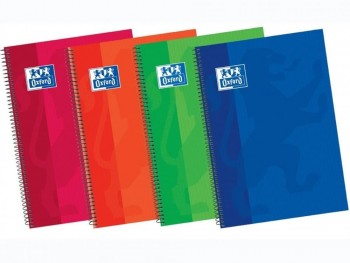 CUADERNO FORMATO CUARTO TAPA EXTRADURA 80 HOJAS OXFORD SCHOOLL