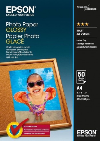 PAPEL FOTOGRÁFICO A4 BILLO 200GR EPSON 50 HOJAS