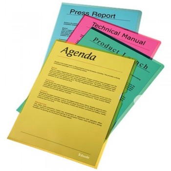 DOSSIER UÑERO A4 TRANSPARENTE RUGOSO