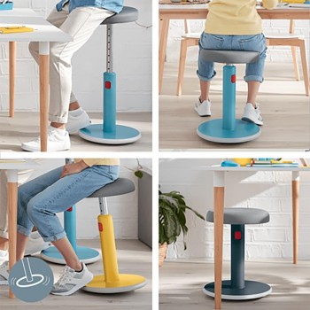 TABURETE ACTIVE AJUSTABLE LEITZ ERGO COSY