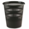 PAPELERA DE PLÁSTICO DE REJILLA NEGRO FAIBO 12 L