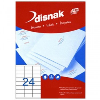 ETIQUETAS A4 DIFERENTES FORMATOS DISNAK