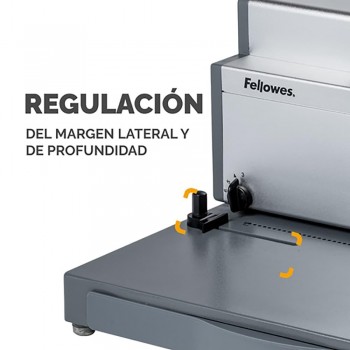 ENCUADERNADORA ELÉCTRICA DE ESPIRAL FELLOWES METAL E 200R