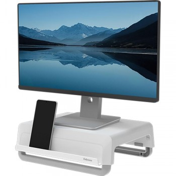 SOPORTE ELEVADOR PARA MONITOR BREYTA BLANCO RECICLABLE